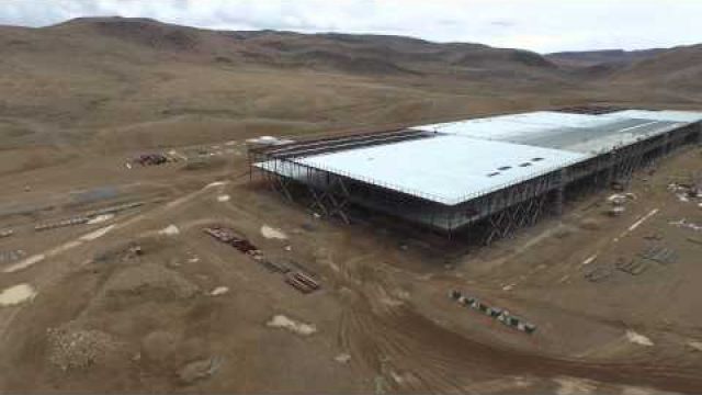 A glimpse inside the world’s biggest battery factory: Drone captures Tesla's new Gigafactory in high definition