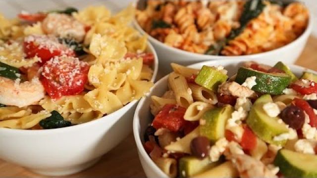 Pasta 3 Delicious Ways