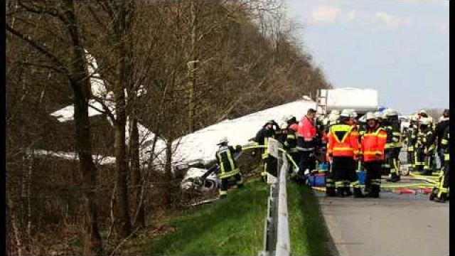 Crazy! Plane Crash Lands On German Autobahn 28 Just Feet from Passing Cars