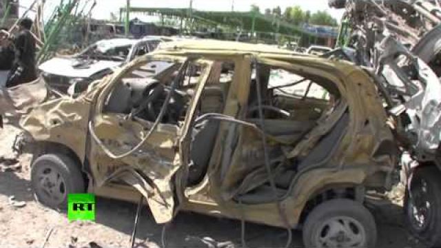Taliban suicide attack aftermath: 3 civilians killed by bombing of US convoy