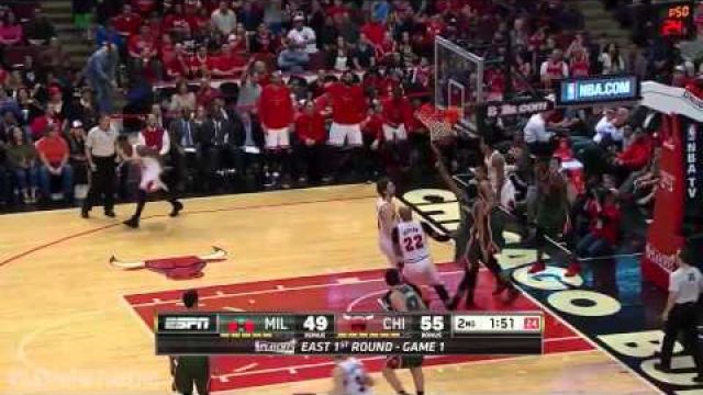 Milwaukee Bucks vs Chicago Bulls | Full Highlights | Game 1 | April 18, 2015 | 2015 NBA Playoffs