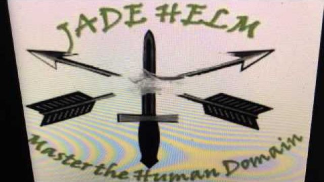 "Jade Helm" Logo Wooden Shoe