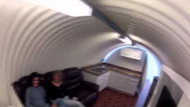 Atlas Survival Shelters: Corrugated 10'x50' Underground Home Virtual Tour