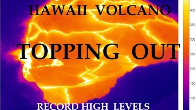 4/27/2015 -- RARE Volcanic Event in Hawaii -- Lava Lake at record high levels in Kilauea