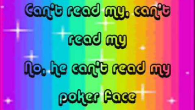 Lady Gaga - Poker Face lyrics