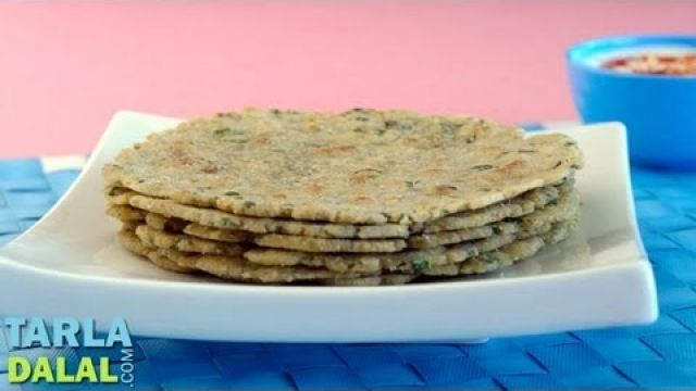 Cauliflower Methi Roti (Diabetic and Low Cholesterol) by Tarla Dalal