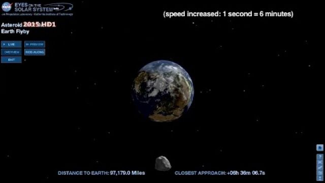NASA ALERT: 65-Foot Asteroid To Give Earth an Extremely Close Shave