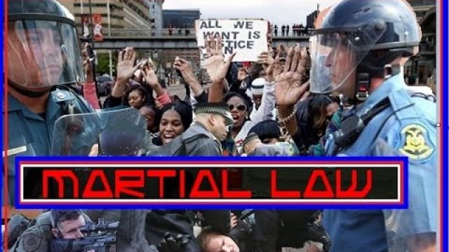 CHAOS - RIOTS in BALTIMORE - MARTIAL LAW - forced on America soon