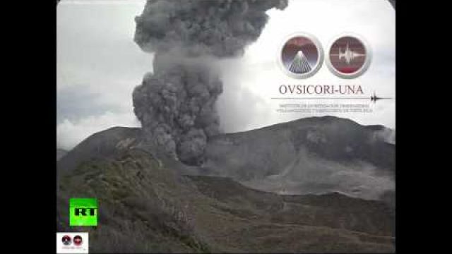 Costa Rica Turrialba volcano spews out 2 km-high plume of smoke, ash near capital