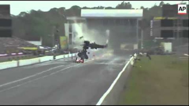 Dramatic Video of Larry Dixon's Top Fuel NHRA Crash In Florida